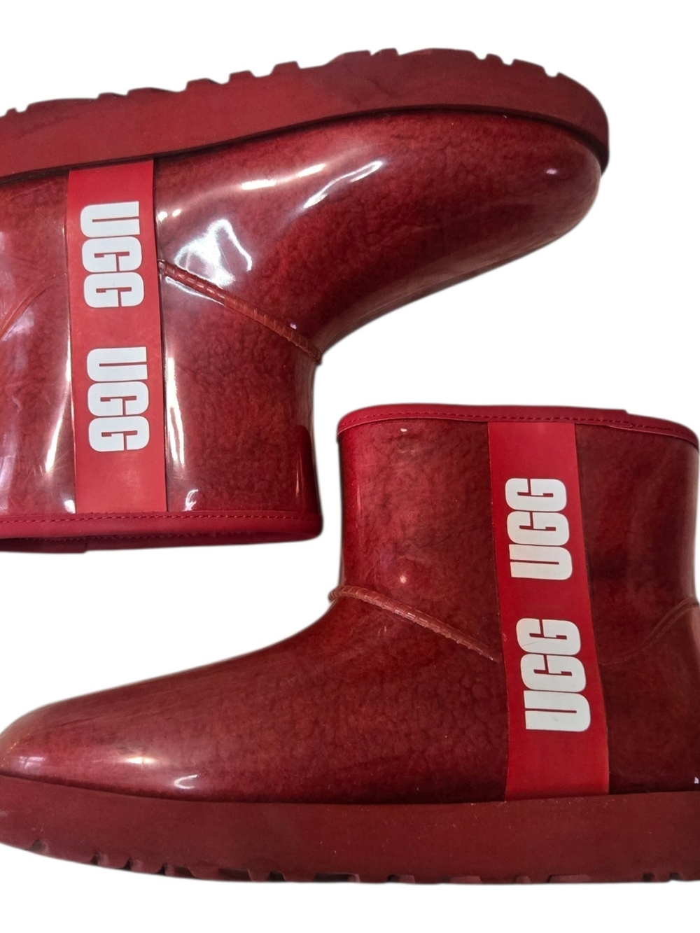 UGG Women's Red Classic Short Waterproof Boot